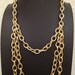 Bella, Long Chunky Gold Triple Chain