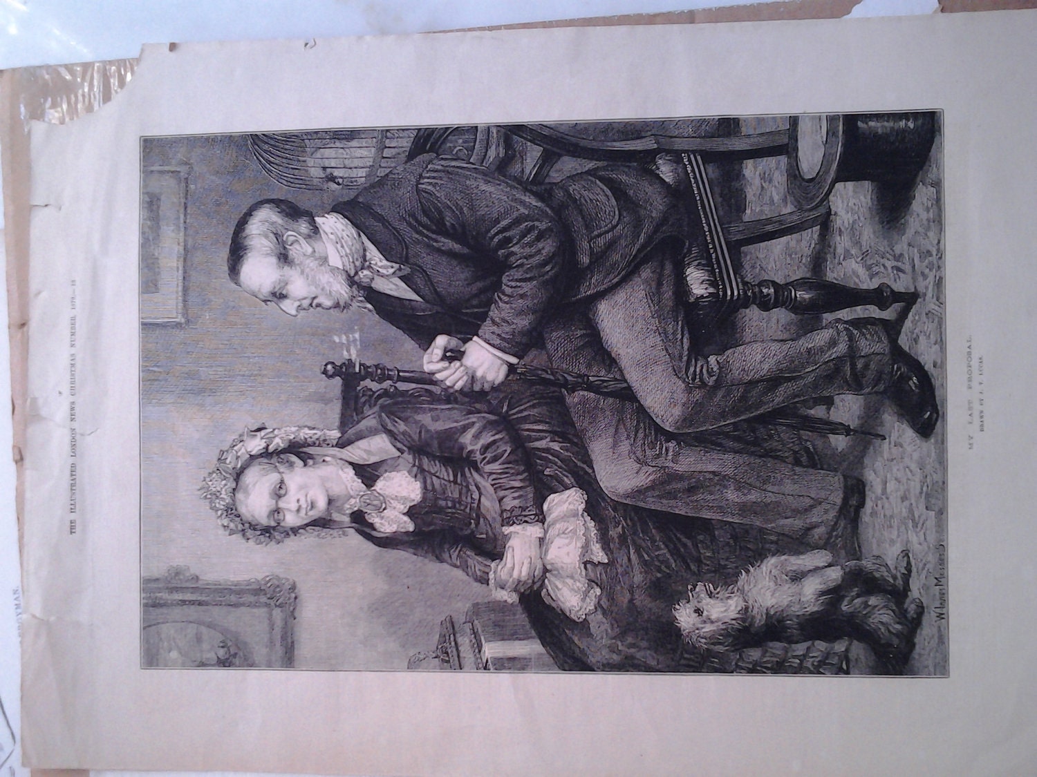 The Illustrated London News Christmas 1879 My Last Proposal By J Y Lucas