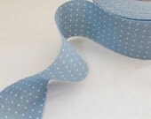 bias-13yards 1mm dot sky blue cotton 17450