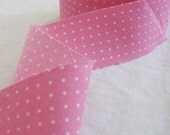 bias-13yards 1mm dot pink cotton 17453