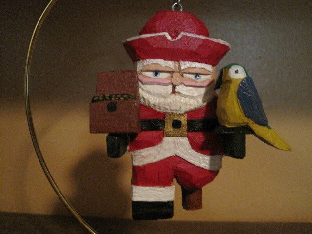 Pirate Santa Ornament