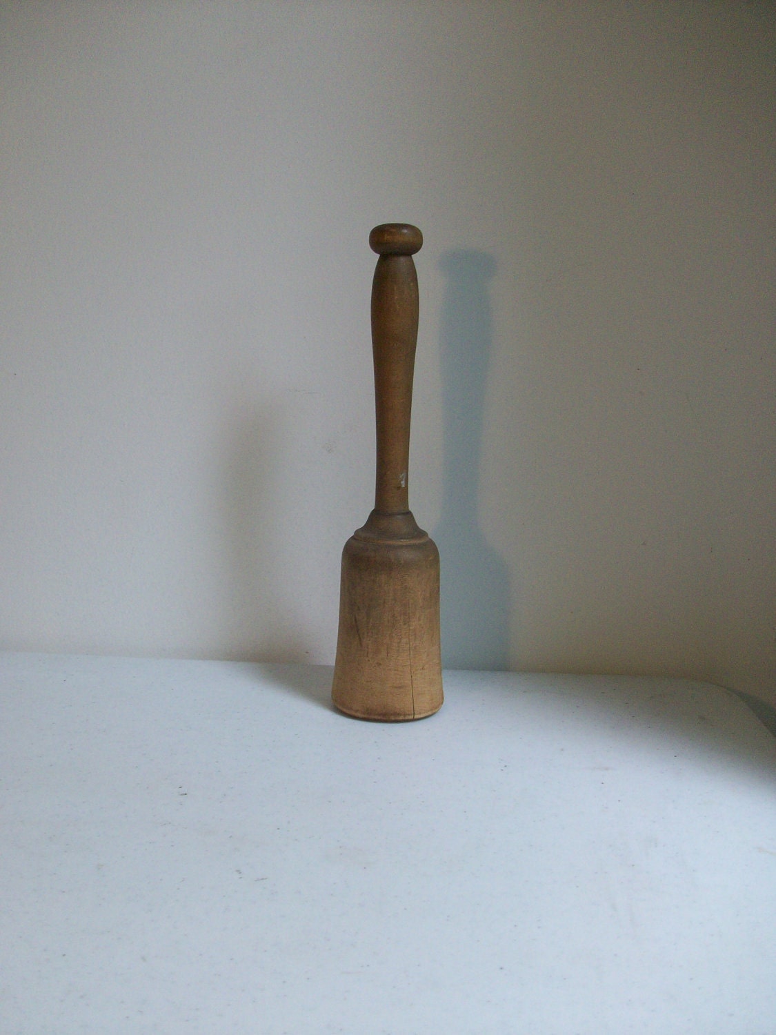 Large Primitive Wood Masher... Decorative Rustic Cottage Charm Chic