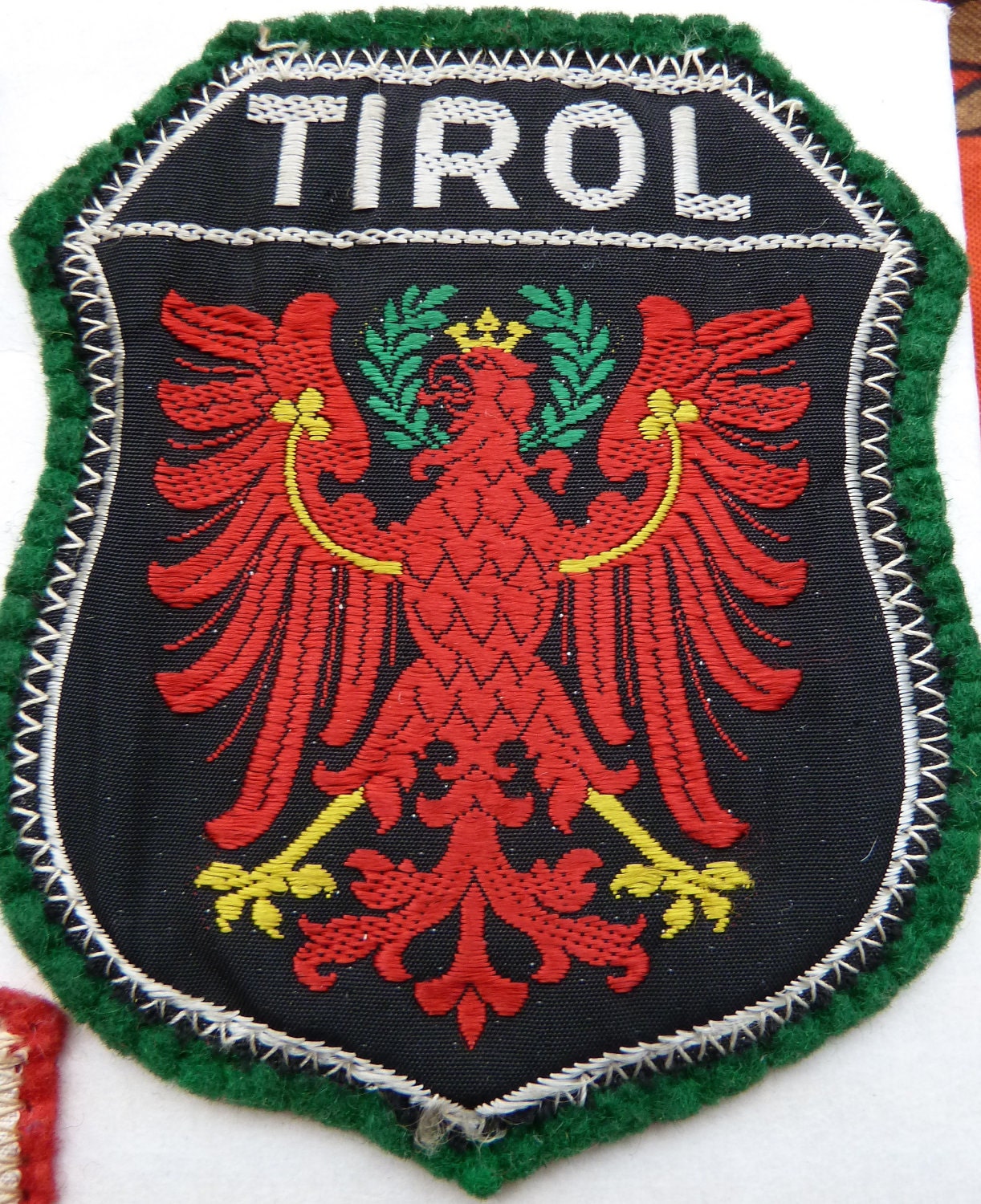 Vintage 1950s Tirol Tyrol Austrian Austria Tourist Patch
