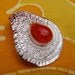 Red Orb Glass Pendant