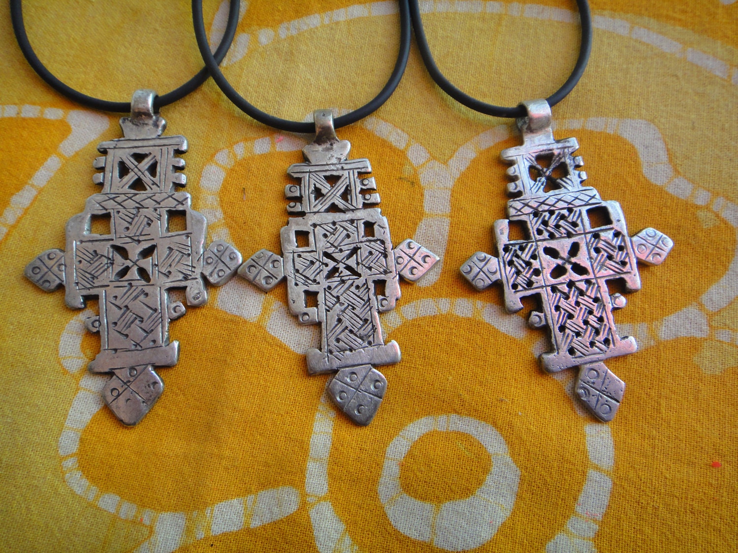 Big Ethiopian Coptic Cross Pendant