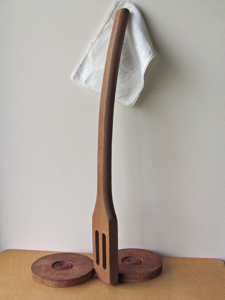 Antique laundry fork Wash paddle Apple butter by HilltopTimes