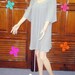 SALE Vintage 70s Gauze Ethnic CROCHET Angel Sleeves Mini Tent DRESS