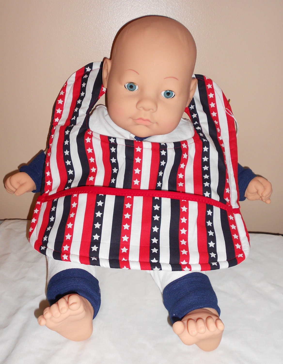 Stars and Stripes Baby Bib
