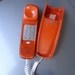 Awesome Vintage Retro Orange Trimline Wall telephone- Check out all of our vintage telephones