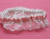 Baby pink lace toss garter - Ready to ship