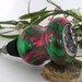 Crystal Paisley Watermelon Swirl Czech Glass Embellished Wine Bottle Stopper Wedding Favor