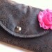 Faux Leather Clutch - Clutch - Clutches - Bridsmaid clutch - Bridesmaid gift - vegan clutch- Boutique