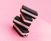 Polymer Clay Strawberry Ice Cream Sandwich Charm