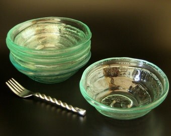 Popular items for recycled glass bowl on Etsy
