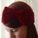 PDF PATTERN.  crochet bow headband earwarmer