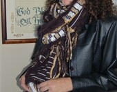 OOAK Patchwork Scarf from Upcycled Sweaters