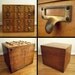 RESERVED Vintage Card Catalog : 12 Drawer Remington Rand Wood Cabinet