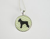 Schnauzer Silhouette Necklace