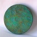Patina, Green & Copper Wooden Purse Mirror