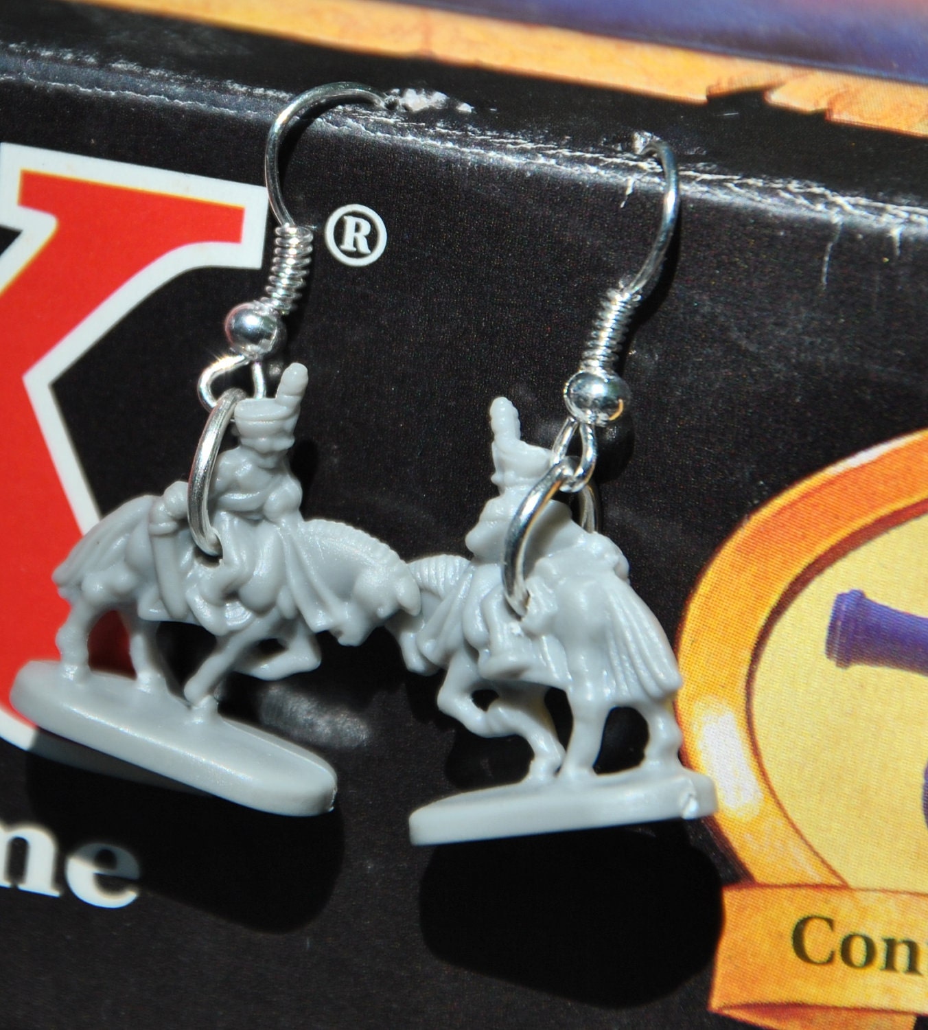 Risk Game Piece Earrings