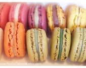 Macaron Love - French Macaroons, food photography, cute kitchen decor, nursery decor - 8x12 Original Fine Art Photograph