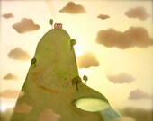 The clouds were both above and below...
