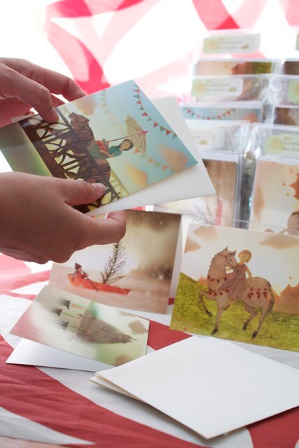Sweet little cards for your letters...