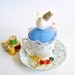 Mouse in a Teacup Pincushion - Vintage Teacup