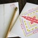 Letterpress Card - Aztec Thanks