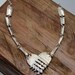 Tangled heart fork necklace