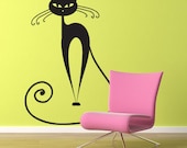 Vinyl Wall Decal Sticker Art - Pretty Pussy Cat