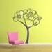 Vinyl Wall Decal Sticker Art - Modern Abstract Tree with Birds - extra large