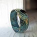 Hammered Band Ring 14K Sterling Silver Mens