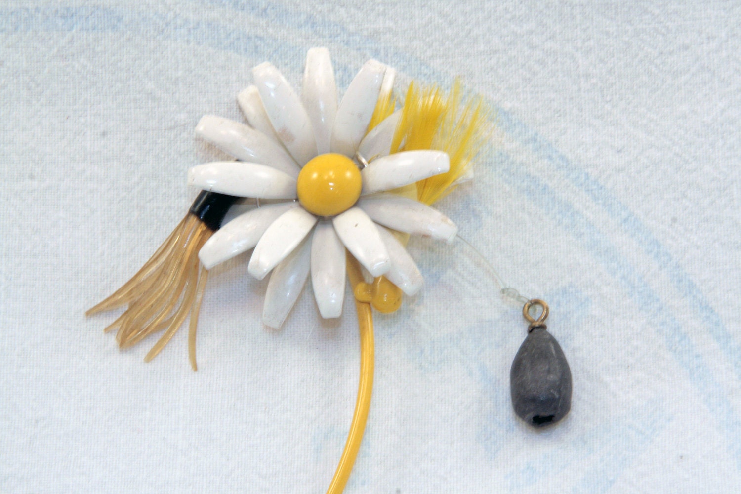 Hook Line and Sinker Vintage Handmade Boutonniere - Ready to Ship