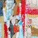 Original Abstract Mixed Media Collage - To Be Found