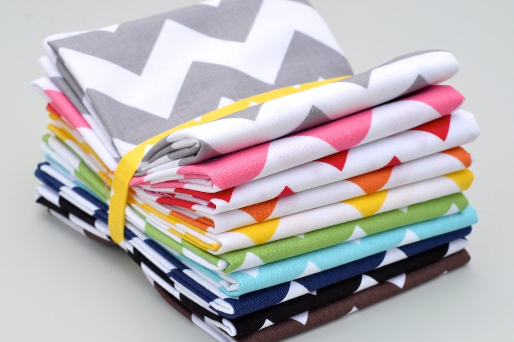 Riley Blake House Designer Chevron 10 Half Yard Bundle