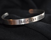 Sterling Silver Hand-stamped Cuff Bracelet