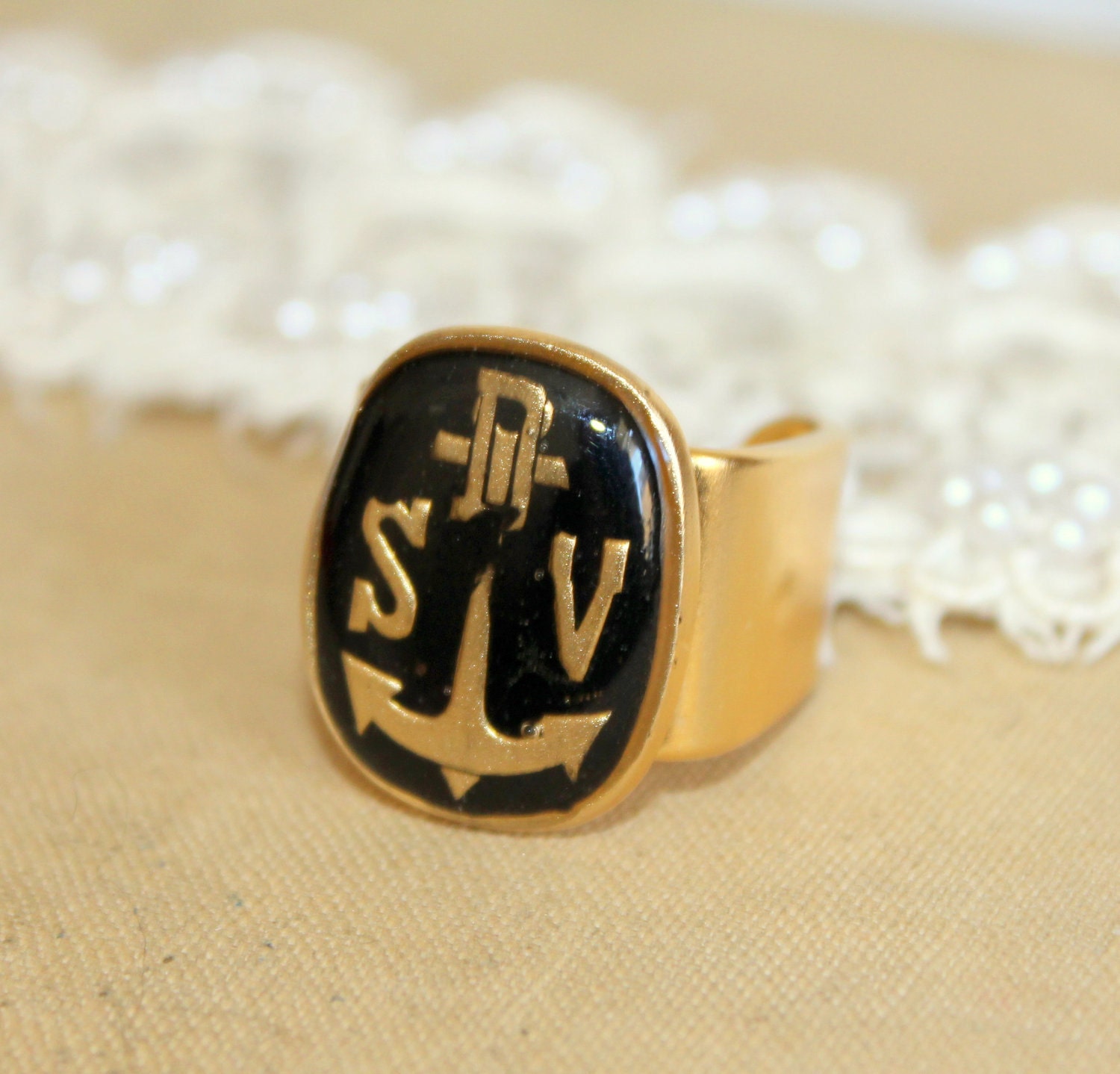 Kate- stunning elegant gold iconic ring plated 14 k gold