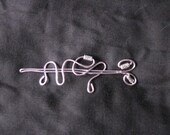 Shawlpin or hairslide light pink, lilac
