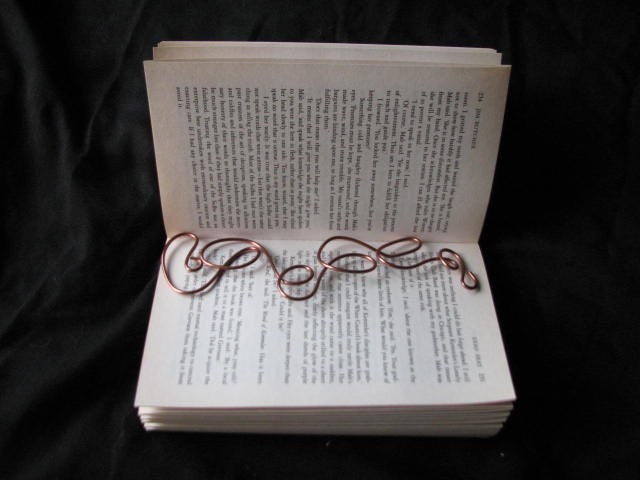 Copper  wire bookmark
