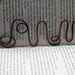 RESERVED for Scavenger hunt Brown wire bookmark