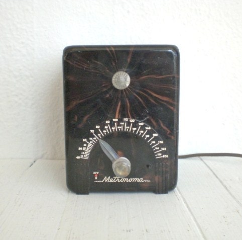 Vintage Metronome Crystal Labs Bakelite by GallivantsVintage