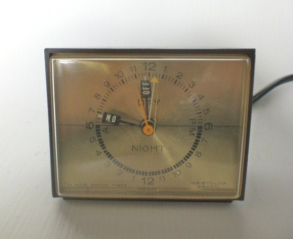 Vintage Westclox Timer 24 Hour Switch