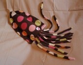 Sprinkles the Brown Fleece Cuddlefish - Plush Cuttlefish Stuffed Animal