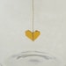 tiny origami heart of gold