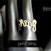 Gold Name Ring, Custom Name Ring, 14 Karat Gold filled, Personalized Ring, Nameplate Ring, Wire Name Ring