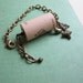 Wine Cork Bracelet Wine Cork Jewelry Brass Jewellery Charms Gift Under 20 Upcycled Recycled Unique Chain