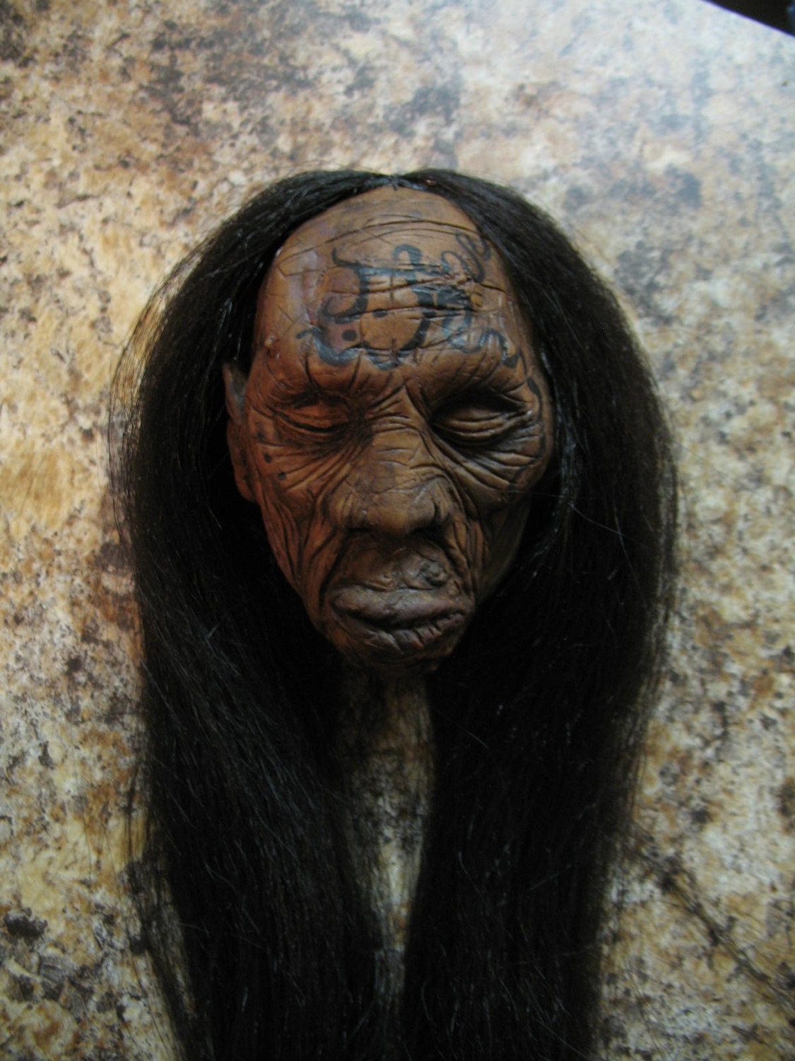 unique tribal shrunken head by bbcinthehouse on etsy unique tribal shrunken head by bbcinthehouse on etsy