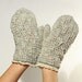 PDF CROCHET PATTERN - Raise Snowflakes Gloves - warm grey lace wool mittens