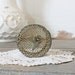 Silver Plate Flower Filigree Trinket Box
